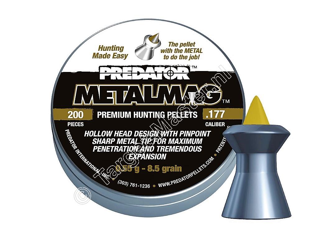 Predator Metalmag 4.50mm Airgun Pellets tin of 200